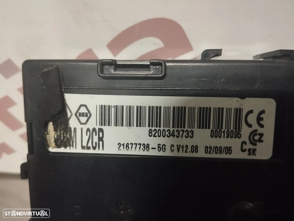 MODULO BCM RENAULT CLIO III REF. L2CR 21677736 8200343733 - 3