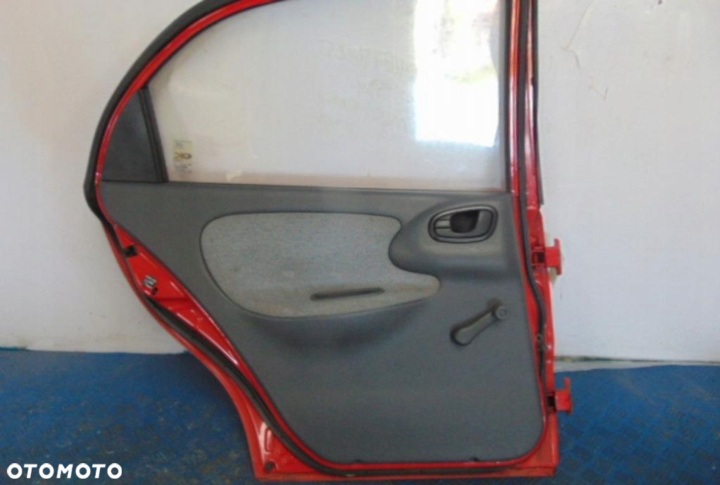 DAEWOO LANOS DRZWI KOMPLETNE LEWE TYŁ STAN WIDOCZNY NA ZDJĘCIU - 3