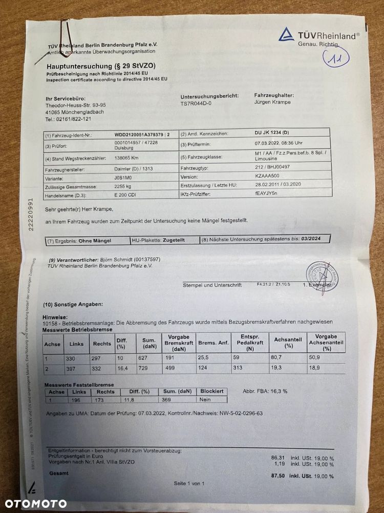 Mercedes-Benz Klasa E 200 CDI DPF BlueEFFICIENCY - 38