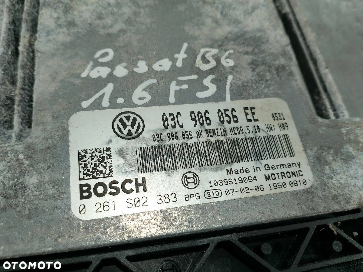 KOMPUTER, STEROWNIK VW PASSAT B6  03C906056EE   1.6 FSI - 5