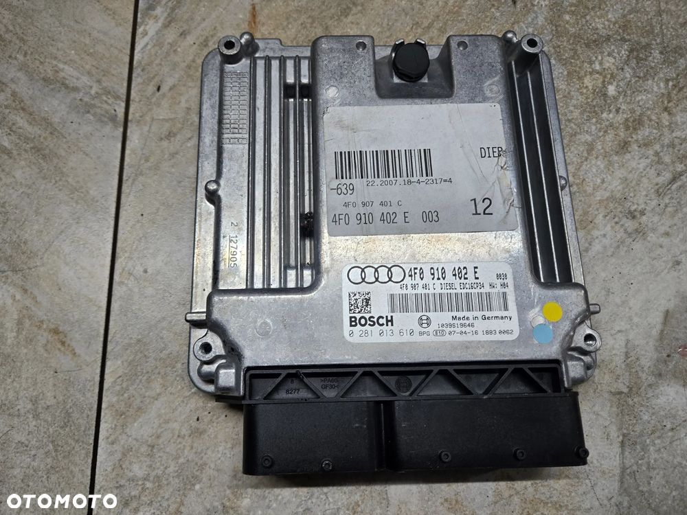 STEROWNIK SILNIKA  3.0 TDI 4F0910402E 0281013610 - 2