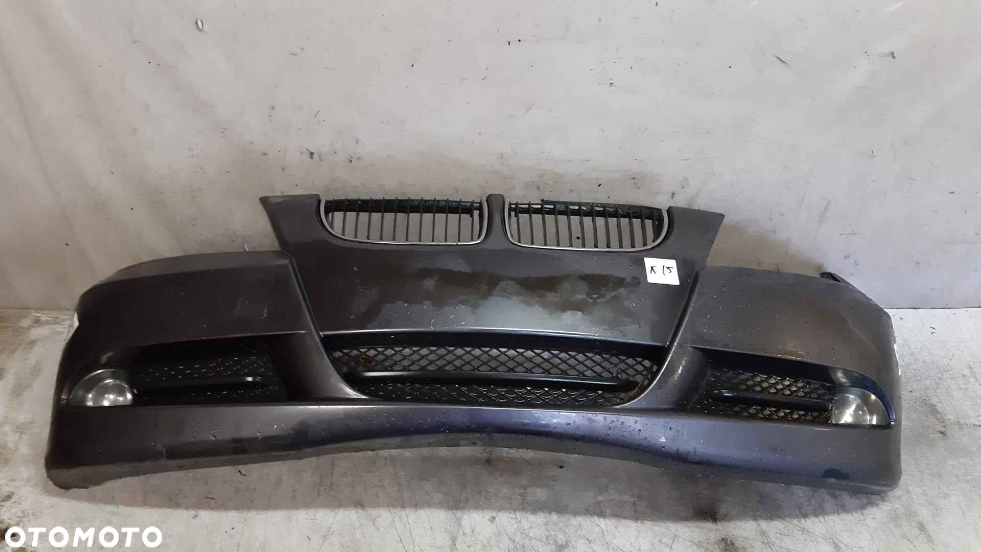 + ZDERZAK PRZÓD PRZEDNI DO BMW E90 SPARKLING GRAPHITE SZARY HALOGENY DO MALOWANIA ! - 1