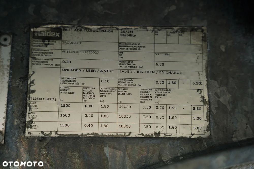 Trouillet FIRANKA / STANDARD / OŚ PODNOSZONA /  SAF /  MOCNA PODŁOGA SZYNA DESKA / - 28