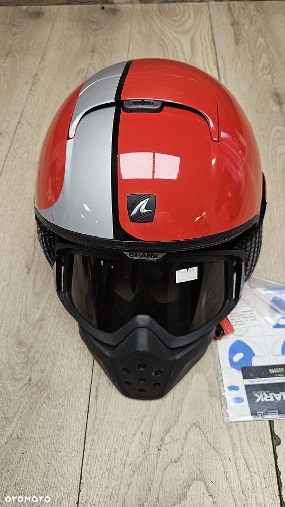 Kask motocyklowy SHARK RAW Stripe Rozmiar M (57-58) - 3