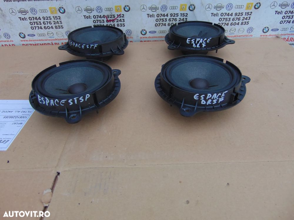 Boxe usi Renault Espace 5 an 2015-2023 boxa usa difuzoare usi fata spate stanga dreapta - 3