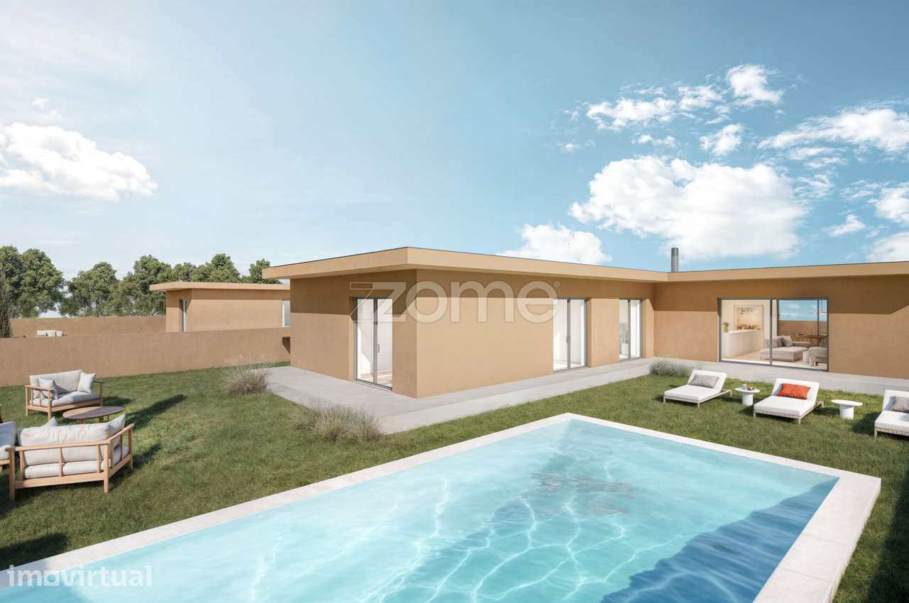 Moradia Térrea Individual com Piscina, em Briteiros, Guimarães - Grande imagem: 4/19