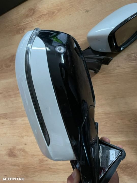 oglinda oglinzi stânga sau dreapta model cu camera 360 sideasist bmw g11 g12 seria 750xd 750i 730d 740xd Mpachet cu brat negru lucios - 3