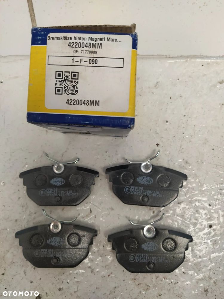 ALFA ROMEO AUDI FIAT LANCIA KLOCKI HAMULCOWE TYŁ TYLNE NOWY ORYGINAŁ - 4