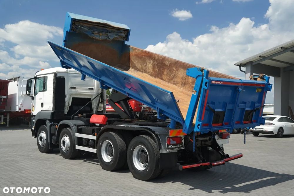 MAN TGS 35.360 / 8x4 / WYWROTKA 2 STRONNA  / HYDROBURTA / BORDMATIK / EURO 5 - 4