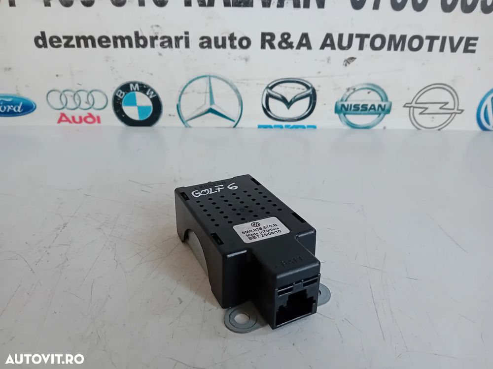 Amplificator Antena Radio Vw Golf 6 VI 2008-2015 Cod 5M0035570B Motor CAY - 2