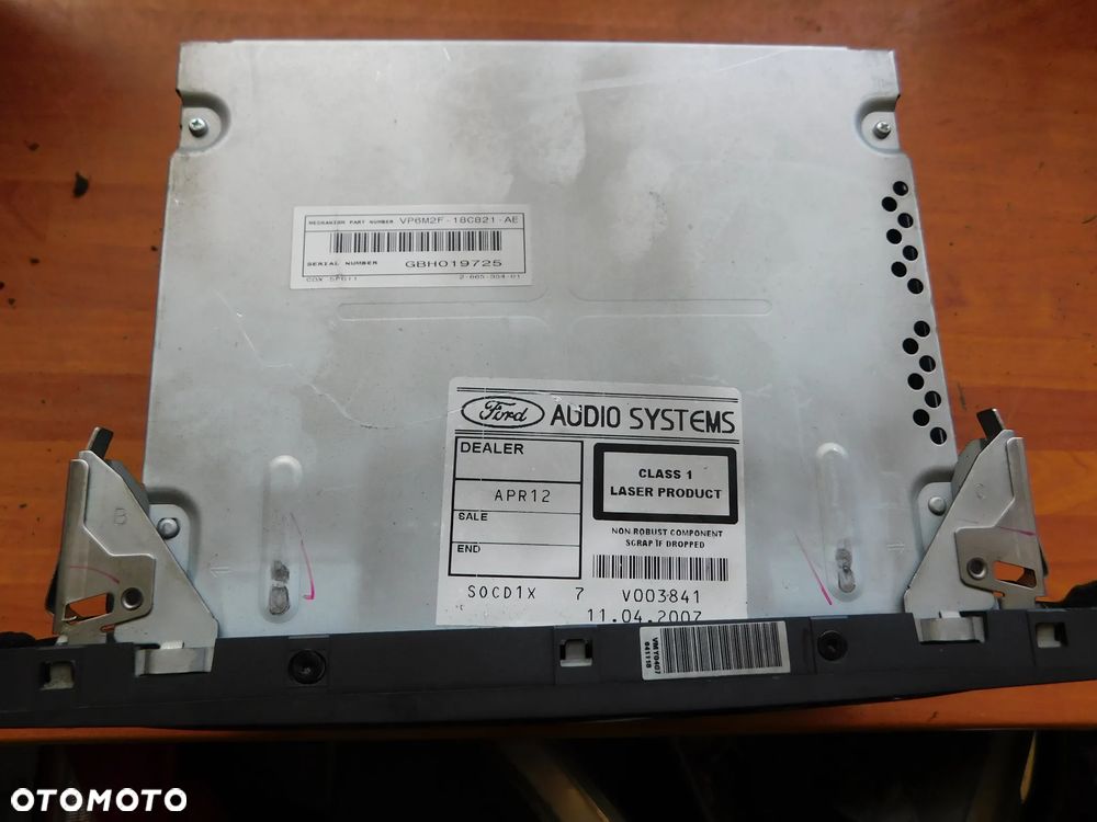 radio oryginalne SONY FORD FOCUS II C-MAX MONDEO FIESTA S-MAX - 2