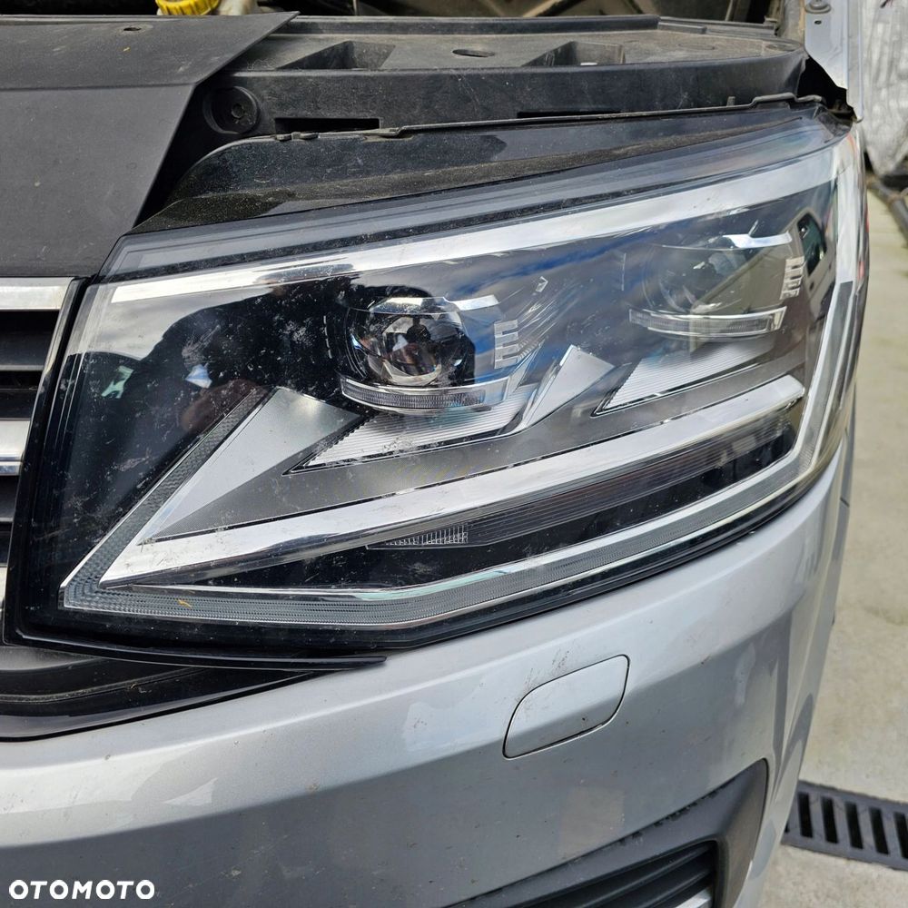 VW T6 MULTIVAN kompletny przód zderzak błotnik lampy FULL LED LA7W - 5