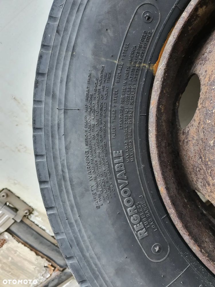 FELGA 17.5 OPONA BRIDGESTONE R-TRAILER  245/70R17.5    IVECO EUROCARGO - 12