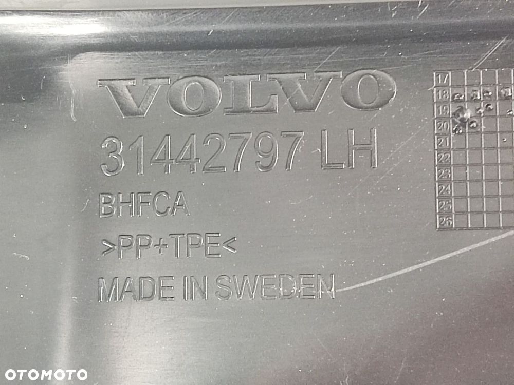 VOLVO XC40 17-21r Listwa Maskownica Błotnika Praw i Lewa - 6