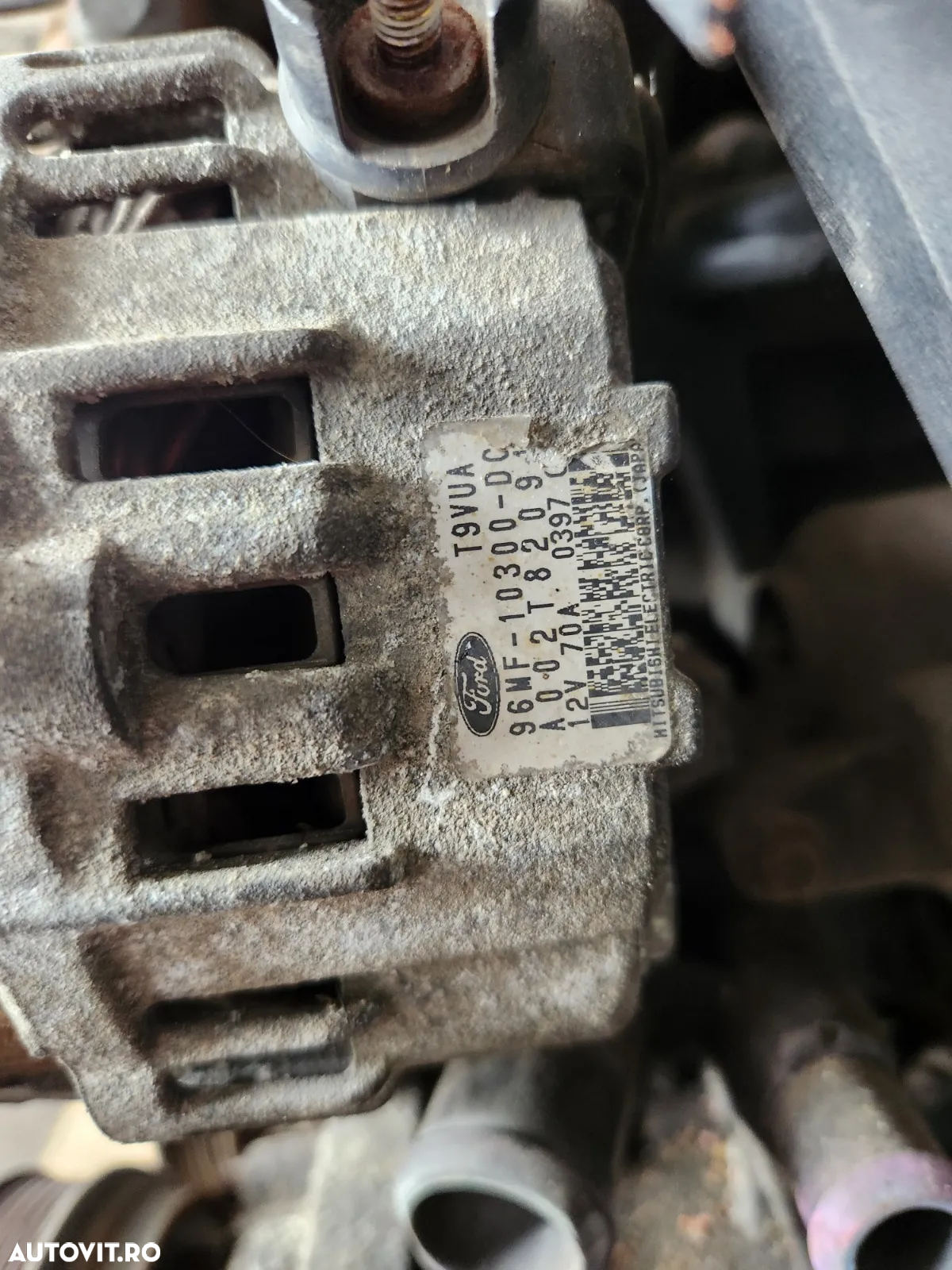 Alternator Ford Fiesta 1.2 1.25 1.3 Benzina Cod 96MF--DC Cod Motor DHA Factura Si Garantie - Dezmem - 4