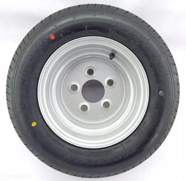 Nowe Opony 195/55 r10C 10C 10 98N do przyczep lawet Leao Opona  Felga  r10 6J et4 5x112 linglong - 8