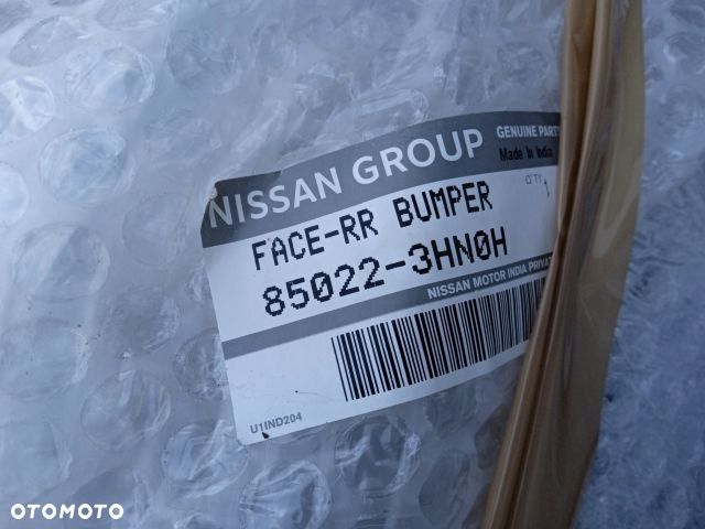 Nissan Micra K13 LIFT ZDERZAK TYLNY TYŁ ORYG. - 4