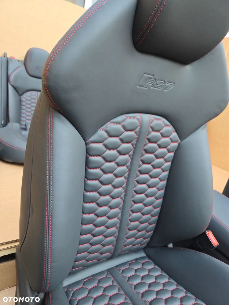 AUDI RS7 C7 4G LIFT FOTELE KANAPA BOCZKI PODŁOKIETNIK EXCLUSIVE NOWE - 12
