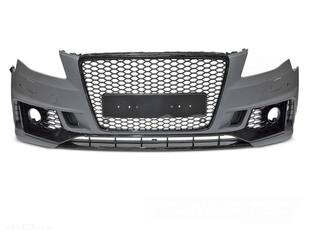 zderzak przedni kpl grill kratki pdc spryski sport look audi a4 b8 8k 2007- - 1
