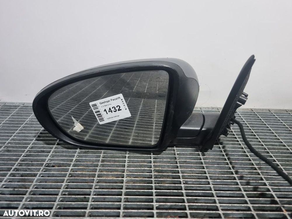 Oglinda stanga Nissan Qashqai Facelift 2010 - 2013 4 Usi Faded Denim B52 (1432) Cu ... - 2