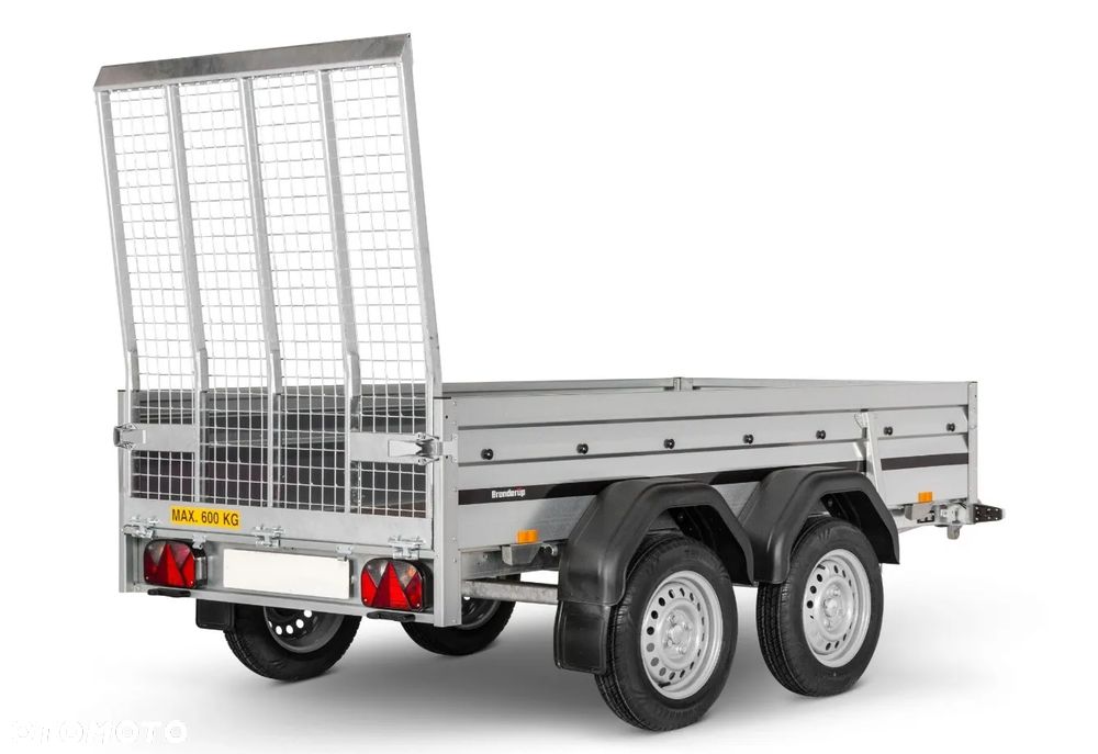 Brenderup Przyczepa BRENDERUP 2260 z rampą 750kg, wym. 258x128cm H 26cmcm, lekka towarowa - 4
