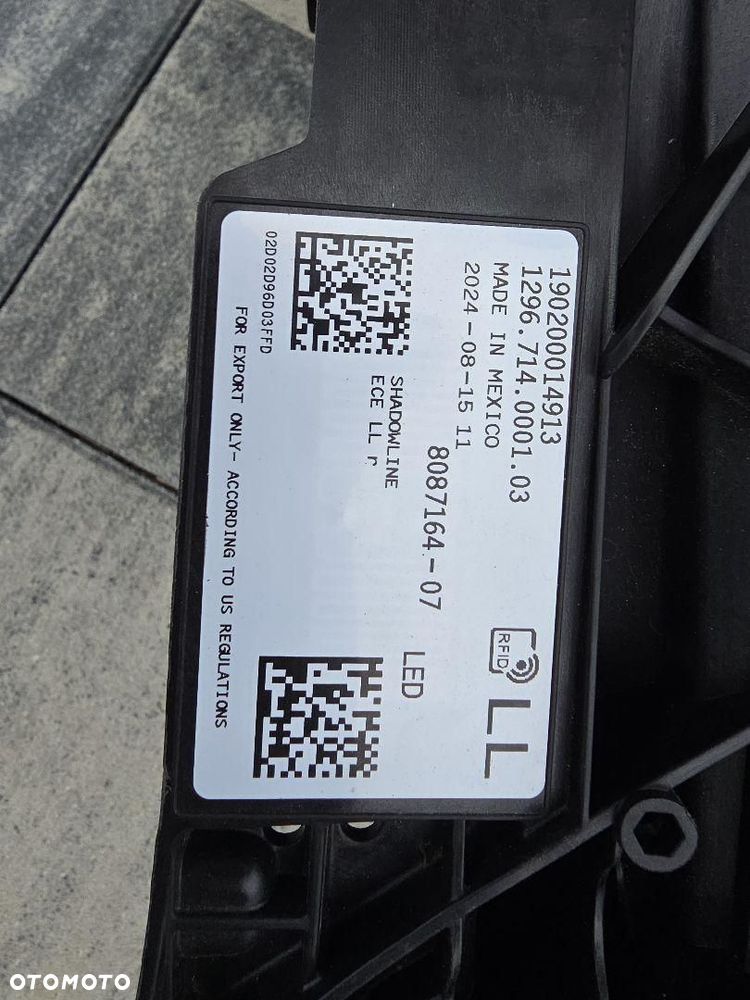 BMW X3 G45 Lampy przód Full Led Adaptive Shadow Line 8087163-08 8087164-07 - 15