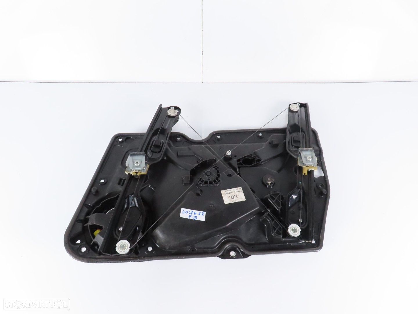 Elevador da Porta sem Motor Esquerdo/Frente Usado / Original VW GOLF VI (5K1) 5K... - 1