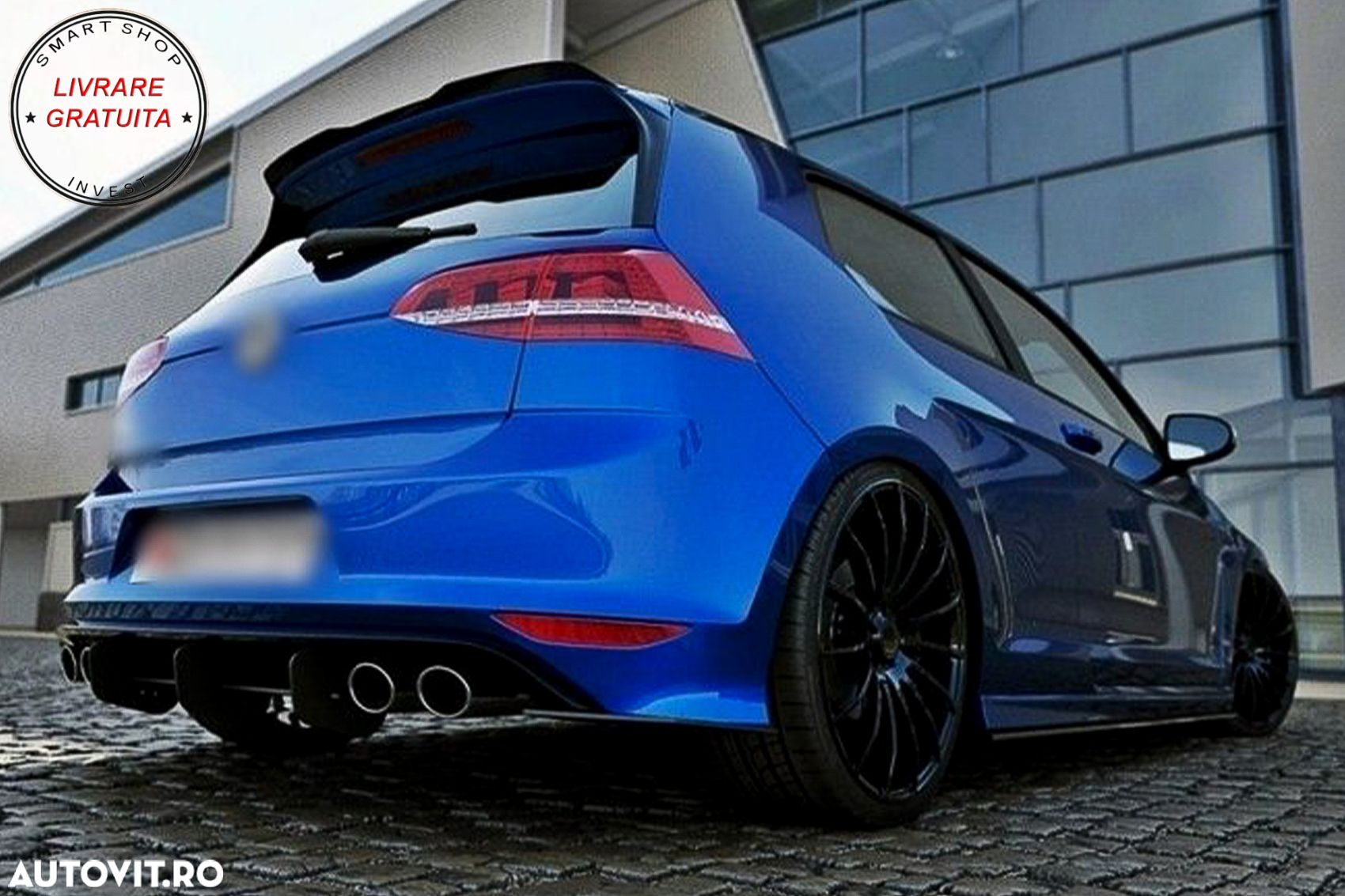 Extensie Difuzor Bara Spate VW Golf 7 VII R (2013-2016)- livrare gratuita - 11