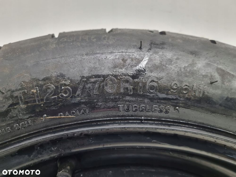 KOŁO DOJAZDOWE ZAPASOWE Audi Seat Vw Golf V 125/70 R16 1K0601027F 5x112 - 8