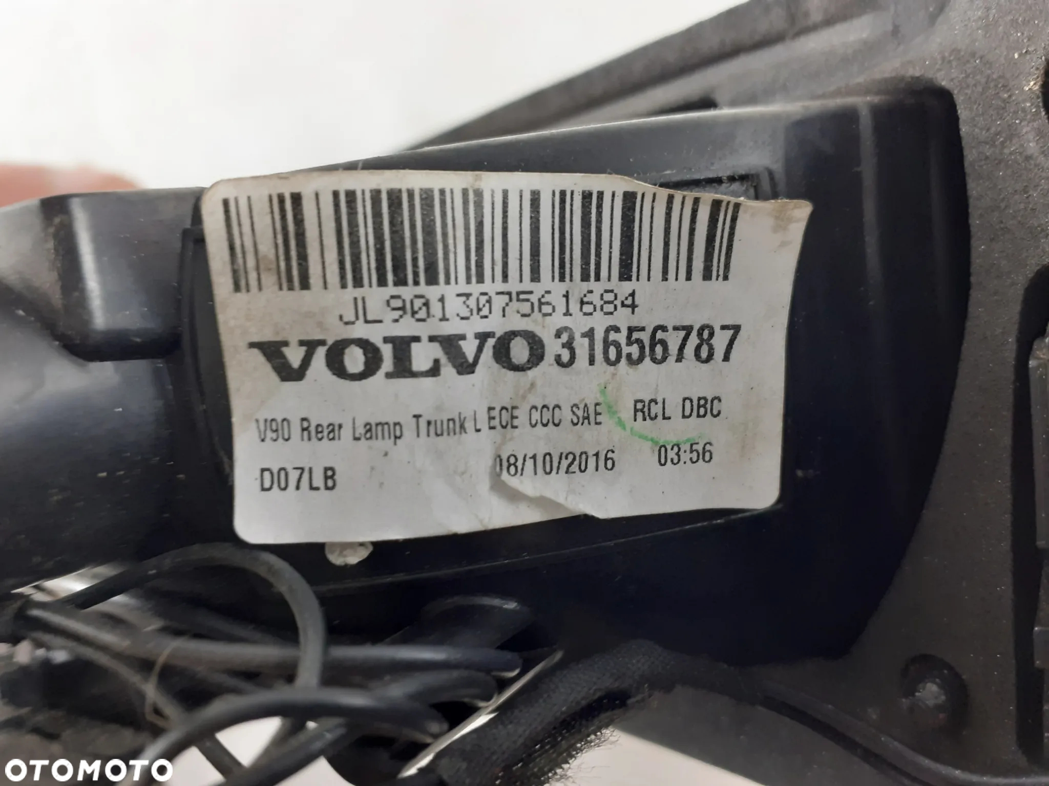 Lampa tylna lewa Volvo V90 w klapę 2021r. EUROPA. - 10