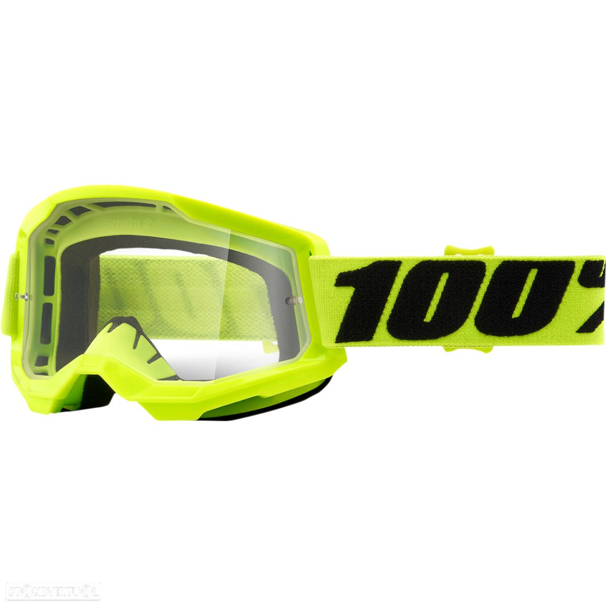 oculos 100% strata ii amarelo - 1