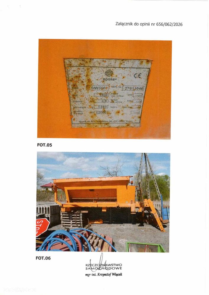 Inny POSYPYWARKA Epoke  SW 3501 - 9