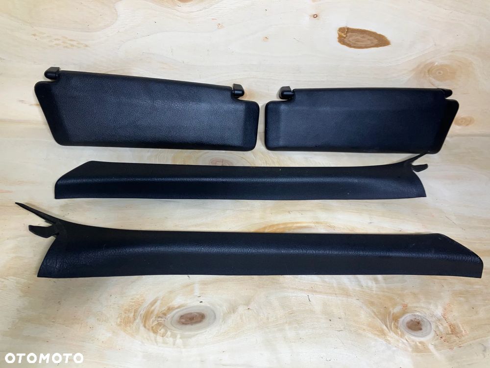 SŁUPKI A BMW E36 CABRIO POSZYCIA SŁUPKÓW SŁUPEK MASKOWNICA LEWY PRAWY SŁONECZNIK OSŁONA PRZECIWSŁONECZNA KLAPKA 1977760 1977759