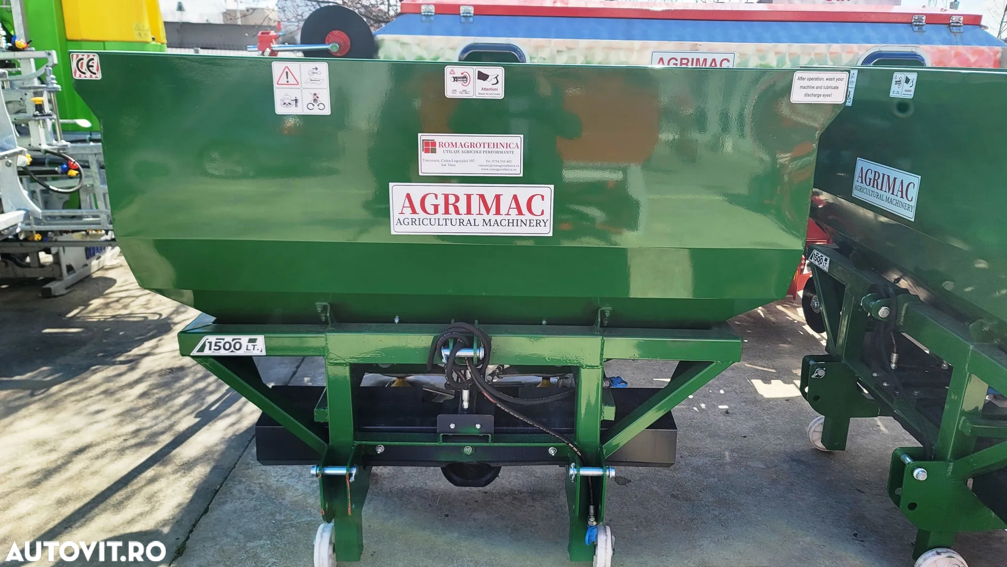 Agrimac Masina de Imprastiat Ingrasaminte 24-36 m. - 9