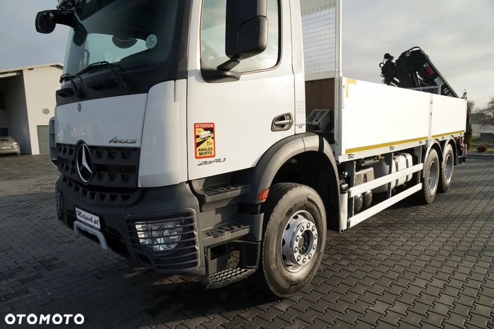 Mercedes-Benz AROCS 2640 / 6x4 / SKRZYNIOWY - 6,5 M / HDS HIAB 144 / wysów: 12,5 M / EURO 6 / STEROWANIE RADIOWE / ROTATOR / - 12