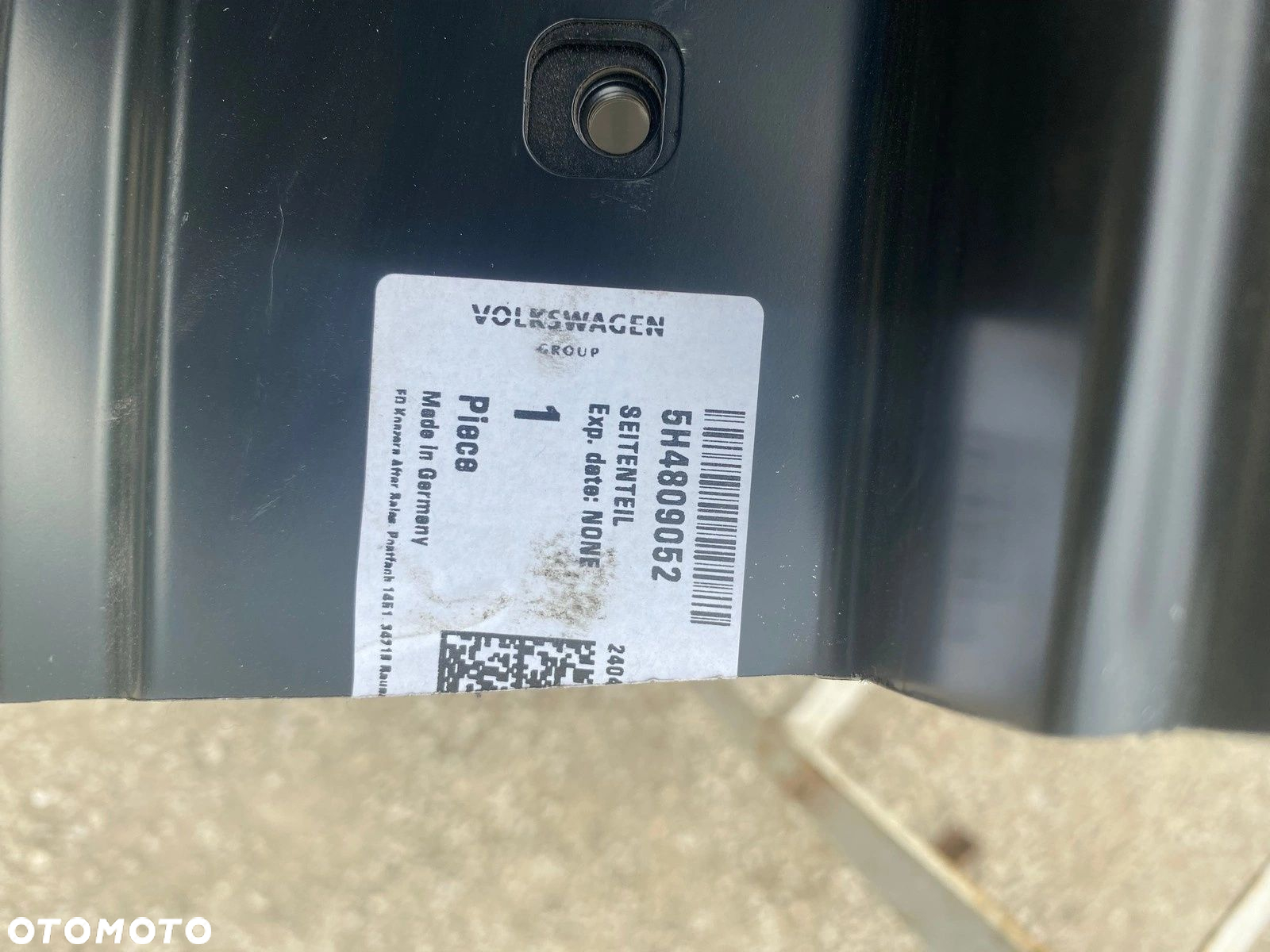BŁOTNIK TYŁ TYLNY PRAWY VW GOLF VIII HB 5H4809052 - 4
