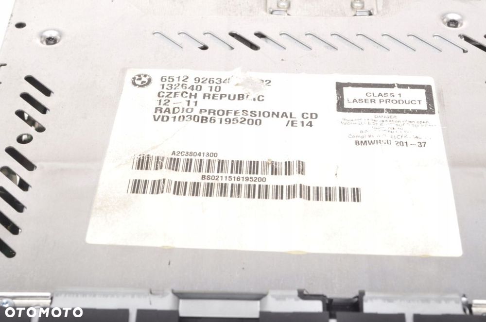 BMW E90 RADIO CD 9263462 - 4
