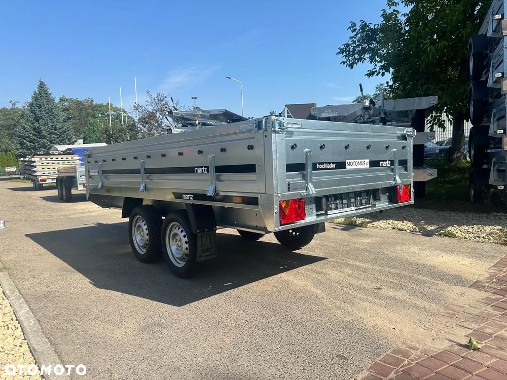 Martz Przyczepa Martz Hochlader 300/2 DMC 750 kg 300x150x40 2 osie wszystkie burty otwierane - 5