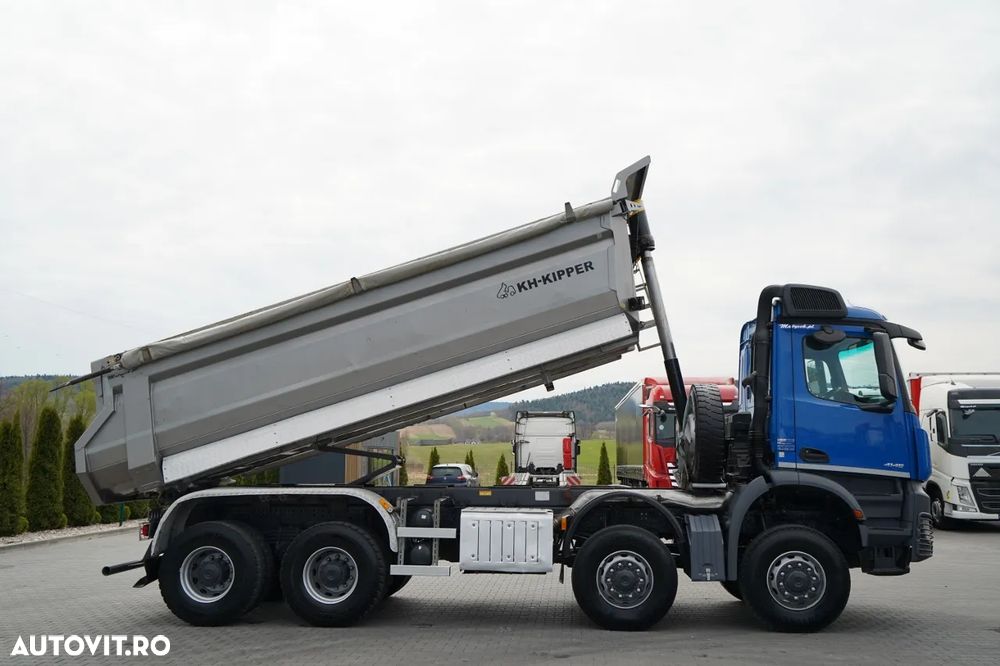 Mercedes-Benz AROCS 4145 / 8X8 / WYWROTKA TYLNOZSYPOWA / KH-KIPPER 6 M / AUTOMAT / EURO 6 - 6