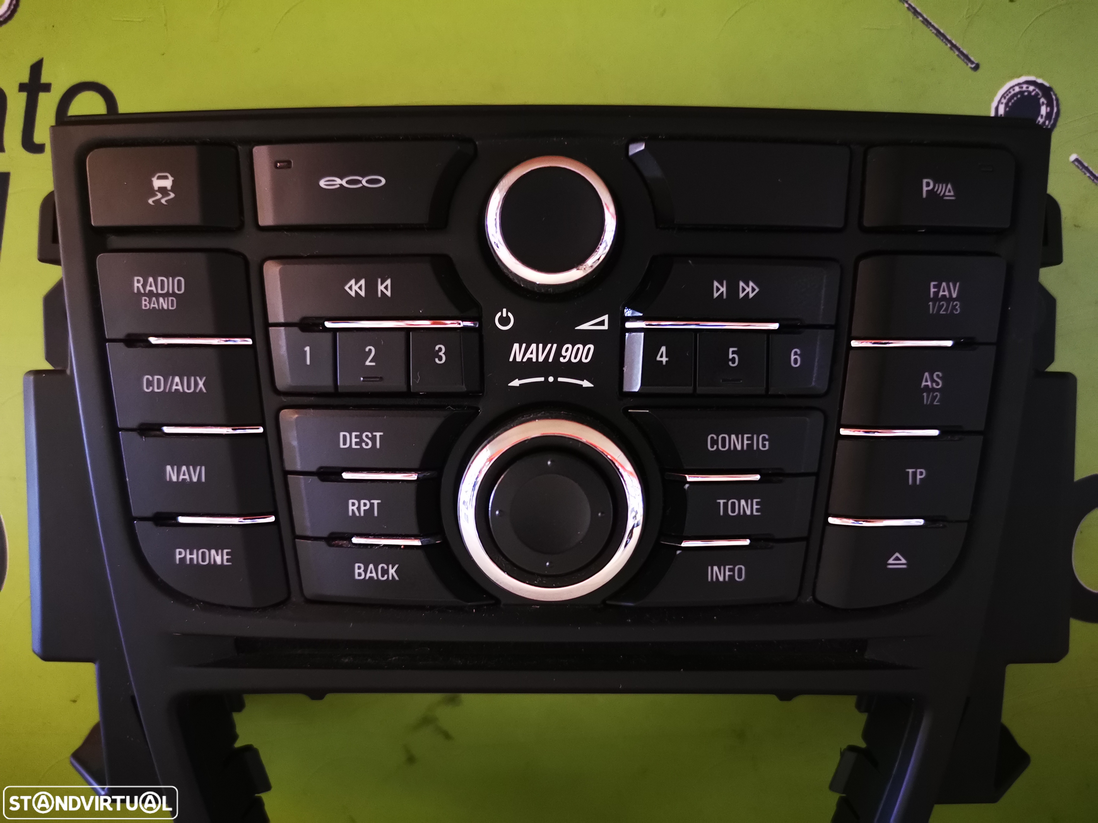OPEL ASTRA J RÁDIO / CLIMATRONIC - R122 - 3
