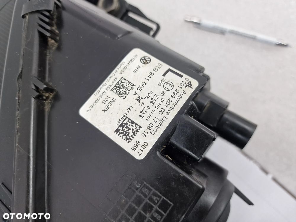 VW TOURAN 5TB 15- LEWA ZWYKŁA LAMPA PRZEDNIA PRZÓD , NR 5TB941005A , NR AUKCJI LA460 - 14