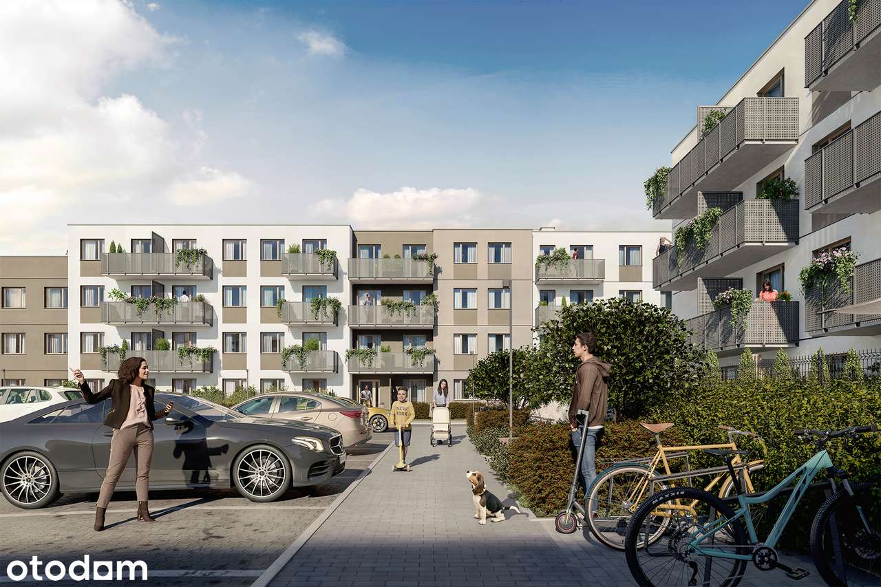 3-pokojowe mieszkanie 50m2 + balkon Bez Prowizji