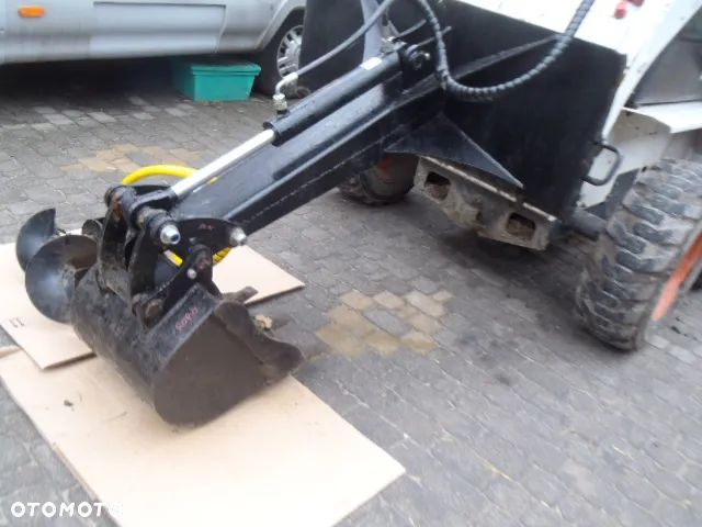 świder wiertnica obrotnica wiertło ramie kopiące łyżka kareta karetka bobcat jcb new holand catepilar - 13