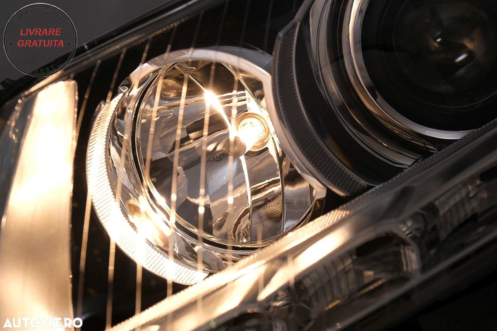 Faruri LED Audi A6 4F C6 (2008-2011) Conversie pentru Xenon la Facelift Design- livrare gratuita - 6