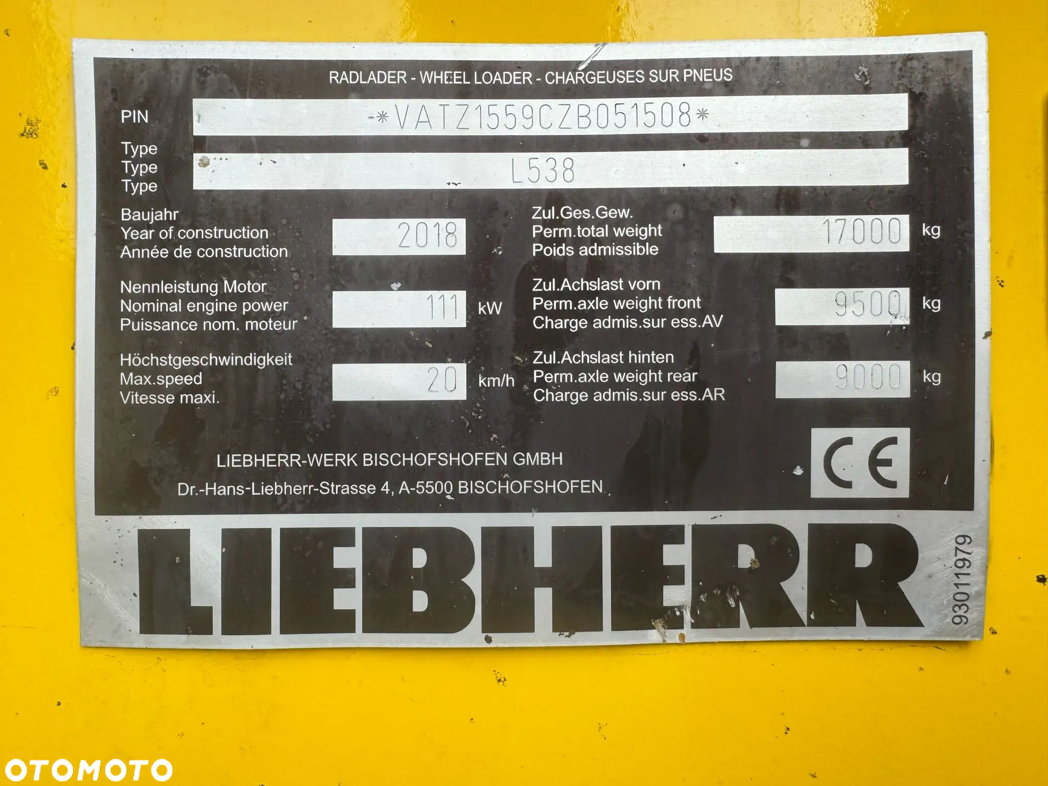 Liebherr L538 - 9
