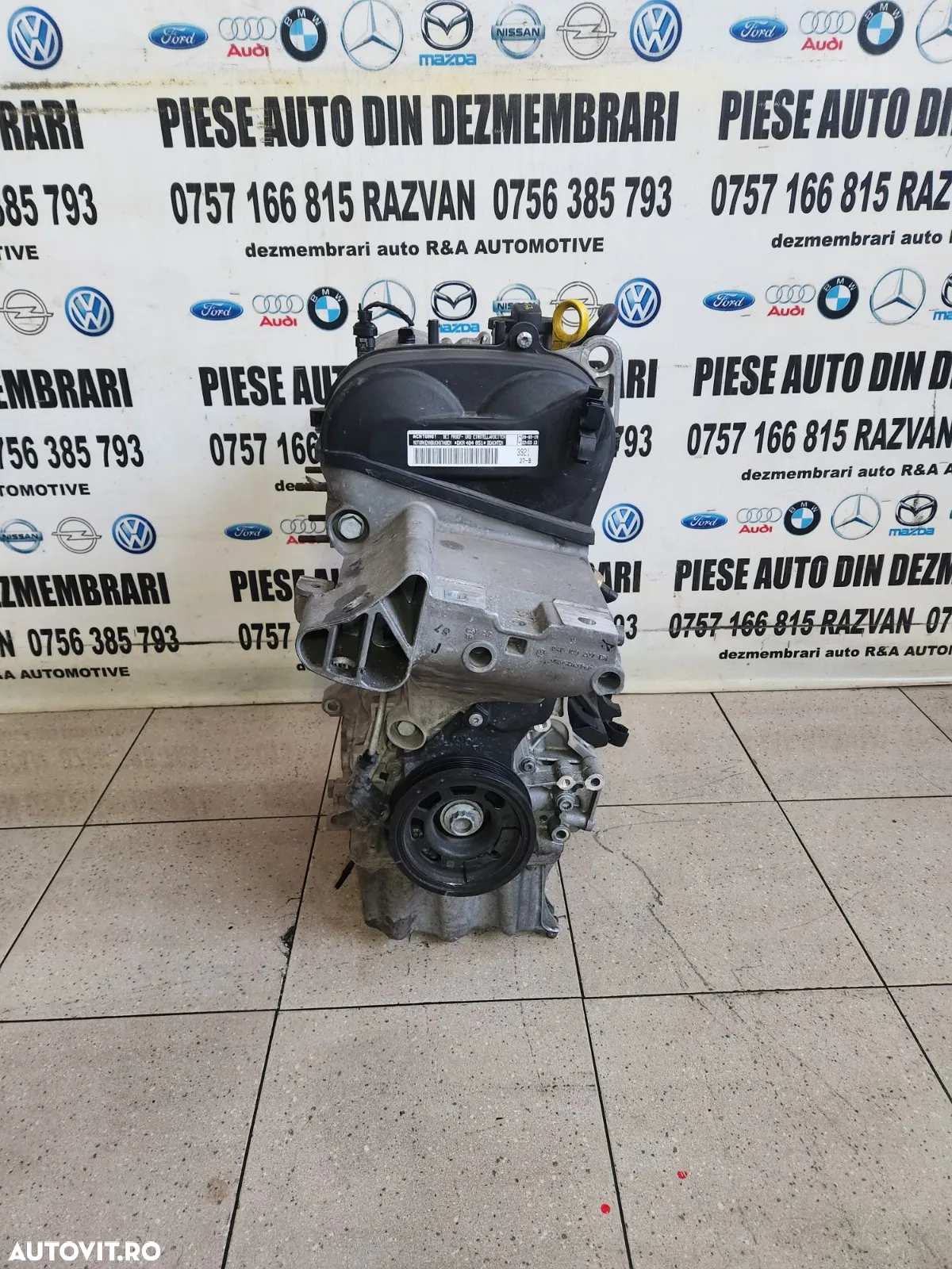 Motor DKR Seat Ibiza Ateca Leon 1.0 TSI TFSI Cod Motor DKR 40.000 Km - Dezmembrari Arad - 2