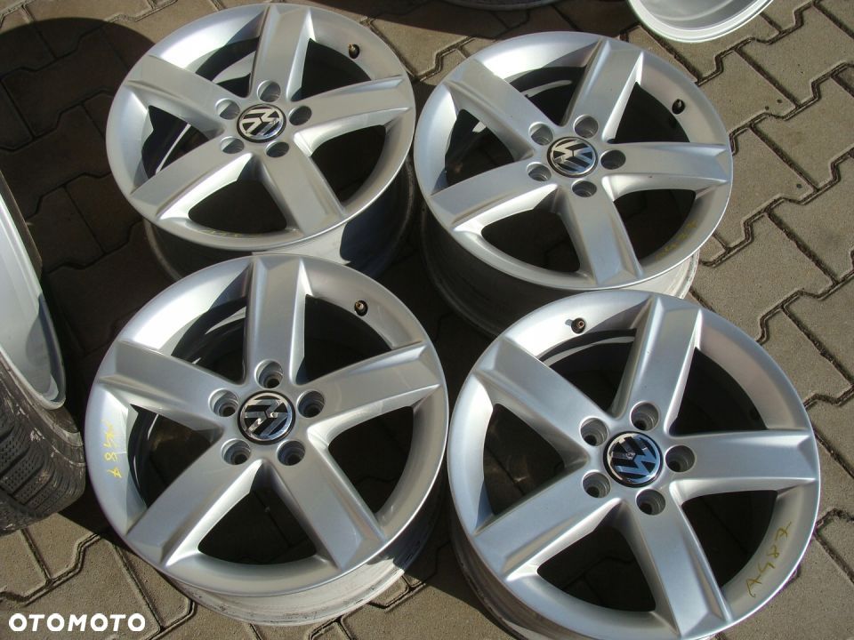 a487 5x112 VW Golf V VI VII Caddy Jetta Touran Sportsvan 7jx16 - 1