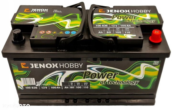 Akumulator JENOX HOBBY 12V 100AH MARINE DO ŁODZI, KAMPERA Rybnik - 1