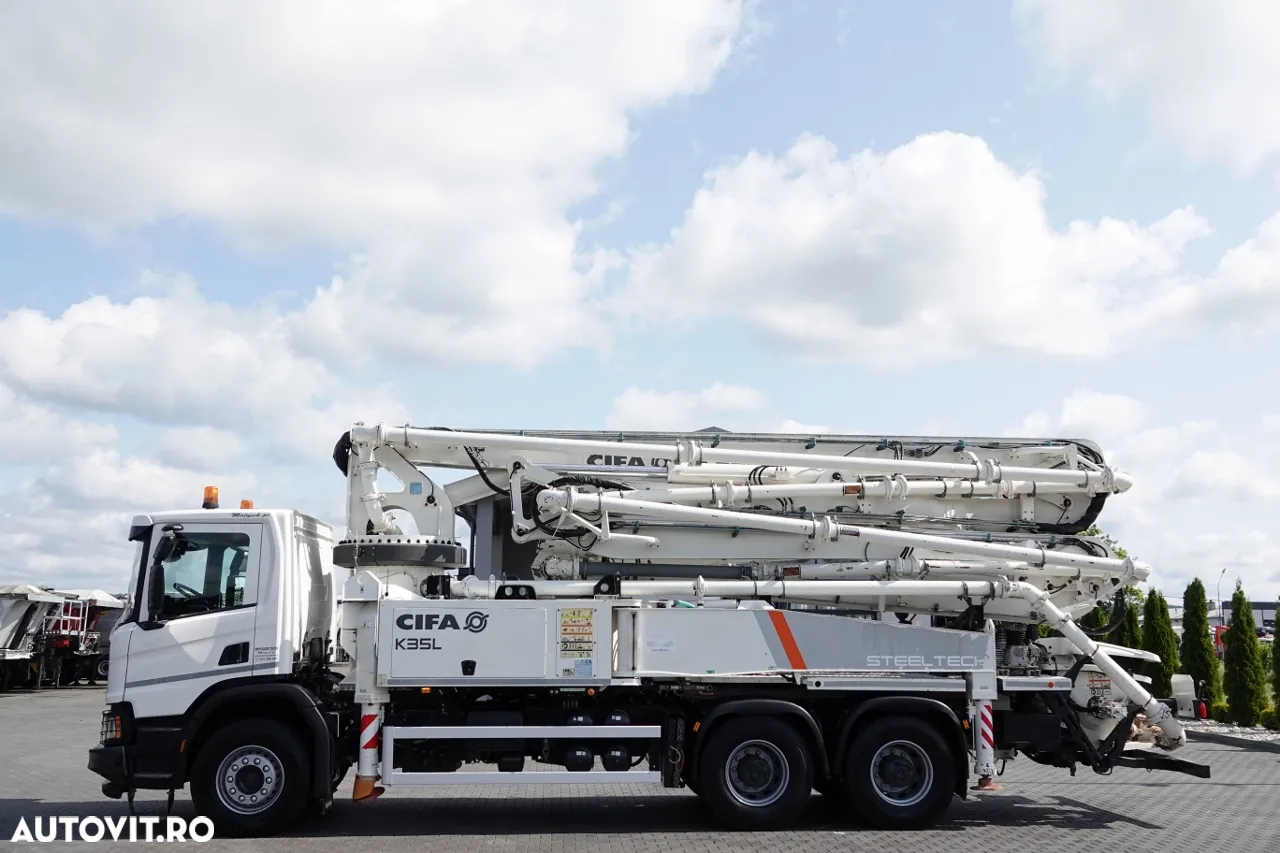 Scania P 450 XT / 6x4 / CIFA K35L POMPA BETON / 2019 / RADIO CONTROL / IMPORTAT - 9