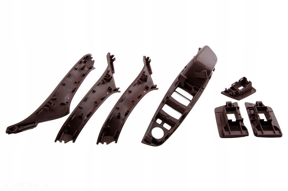 ZESTAW UCHWYTÓW DRZWI PRZÓD BRĄZ BMW 5 F10 F11 09- - 4